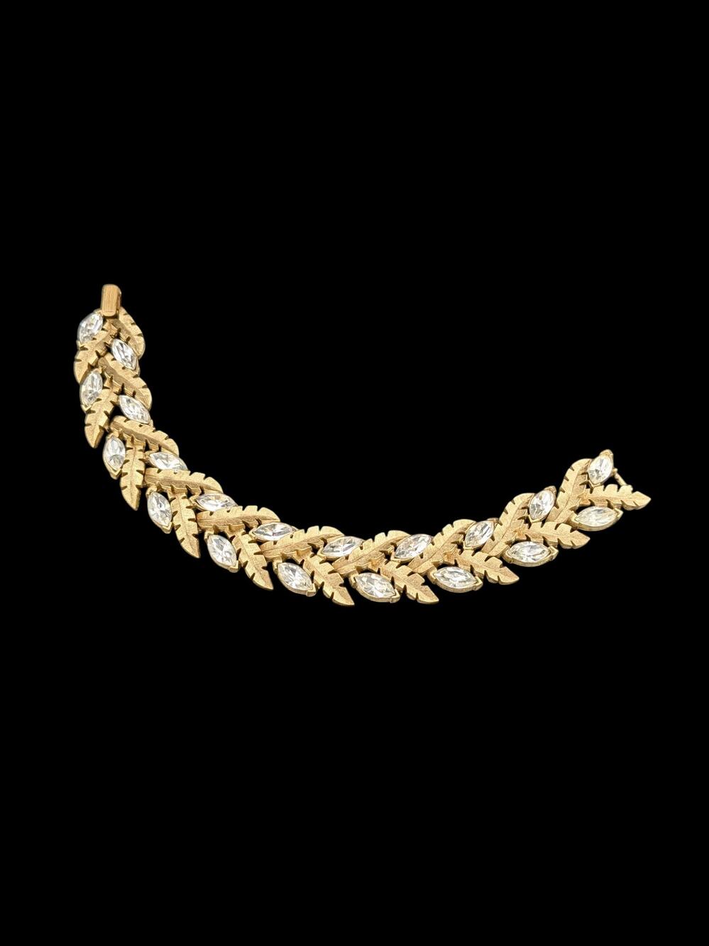 1960s 1970s Crown Trifari Bracelet